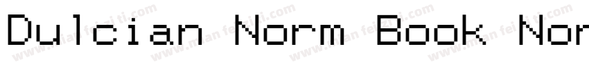 Dulcian Norm Book Norm Book字体转换